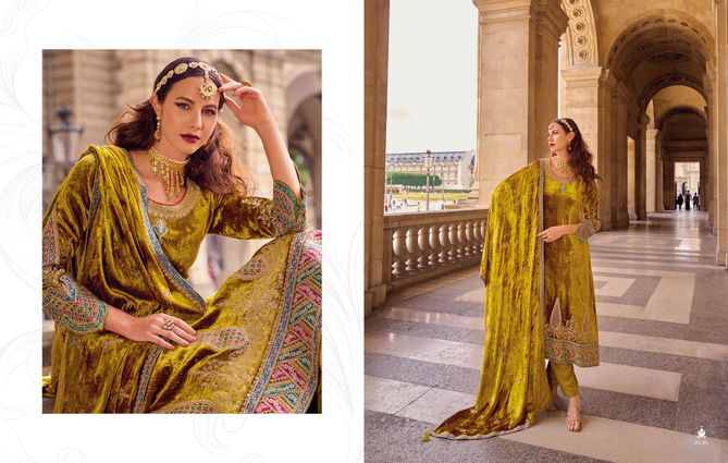 Vogue By Rangati Embroidery Viscose Velvet Salwar Kameez Wholesale Shop In Surat